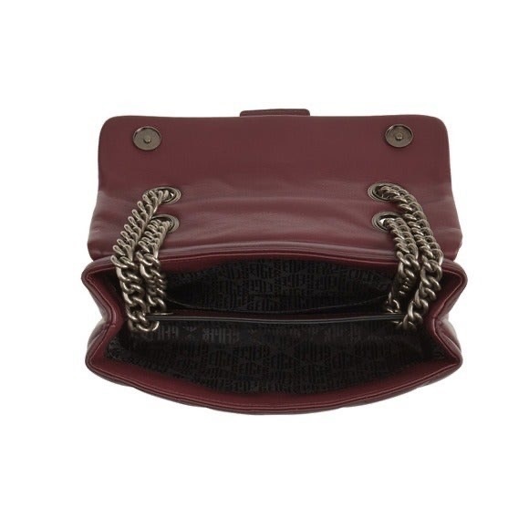 Striking dark Berry Kurt Geiger London Kensington large bag NEW - Picture 4 of 13